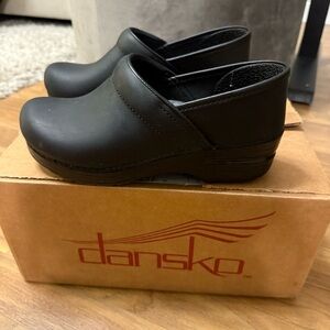 Dansko Brand New Black Slip-Resistant Clogs